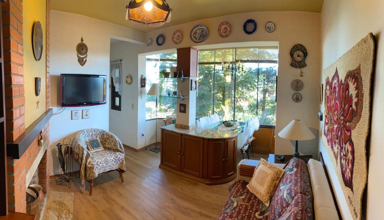 Appartement Vista inspiradora em uma localização imbatível! à Gramado Extérieur photo